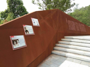 塔洋镇耐候钢挡土墙